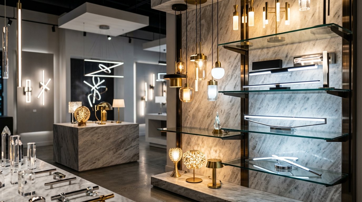 Spots de Luz LED Reguláveis FitaLED, Conjunto de 6 Unidades com Iluminação sob Armário e Chave Reguladora Giratória, Total de 12w, Luz de Balcão para Acima/Dentro/Sob Closet de Cozinha, Estante